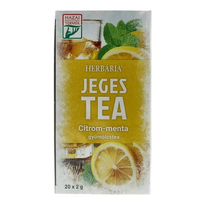 HERBÁRIA JEGES TEA CITROM-MENTA 20FILTER