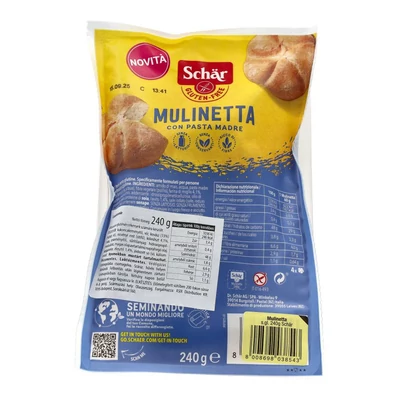 SCHAR CSÁSZÁRZSEMLE GM VEGÁN 240G