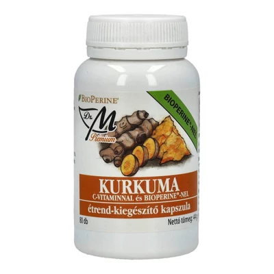 DR.M PRÉMIUM KURKUMA+C KAPSZULA 80DB