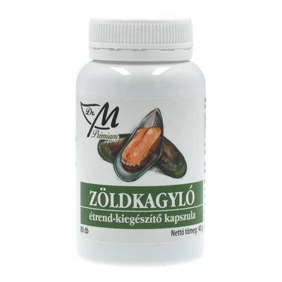 DR.M PRÉMIUM ZÖLDKAGYLÓ KAPSZULA 80DB