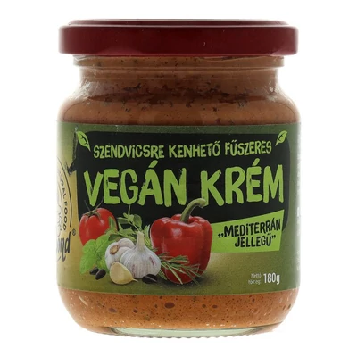 VEGABOND VEGÁN KRÉM MEDITERRÁN JELLEGŰ