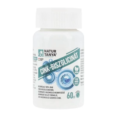 NATUR TANYA CINK-BISZGLICINÁT 60DB