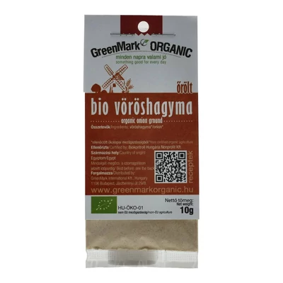 GREENMARK BIO VÖRÖSHAGYMA, ŐRÖLT 10G