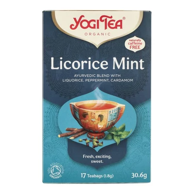 YOGI BIO ÉDESGYÖKÉR MENTA TEA