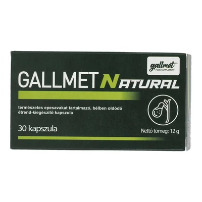 GALLMET-NATURAL KAPSZULA 30DB