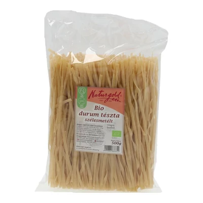 NATURGOLD BIO DURUM SZÉLESMETÉLT 500G