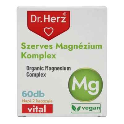 DR.HERZ SZERVES MAGNÉZIUM KAPSZULA 60DB
