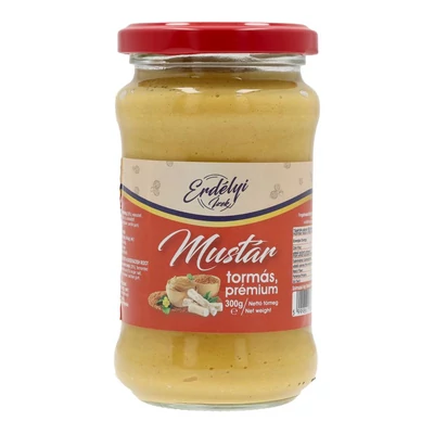 ERDÉLYI ÍZEK MUSTÁR TORMÁVAL 300G