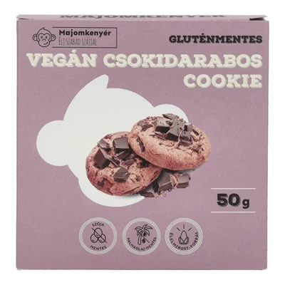 MAJOMKENYÉR KEKSZ CSOKIDARABOS 50G