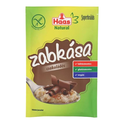 HAAS NATURAL CSOKOLÁDÉS ZABKÁSA GM VEGÁN