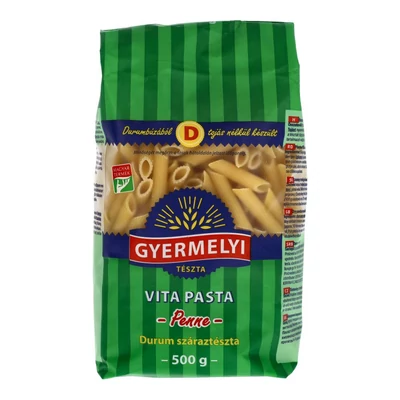 GYERMELYI VITA PASTA PENNE 500G