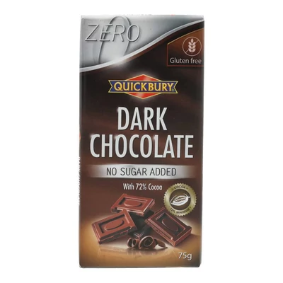 QUICKBURY 72% ÉTCSOKOLÁDÉ GM HCM 75G