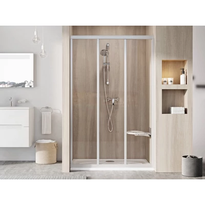 Supernova ASDP3-80 zuhanyajtó 198 szatén+transparent