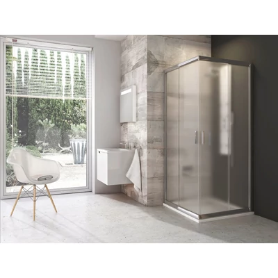 Blix BLRV2 90x90 zuhanykabin krómhatású+grape