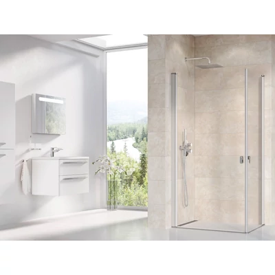 Chrome CRV1-90 zuhanyajtó szatén+transparent (1 oldal)