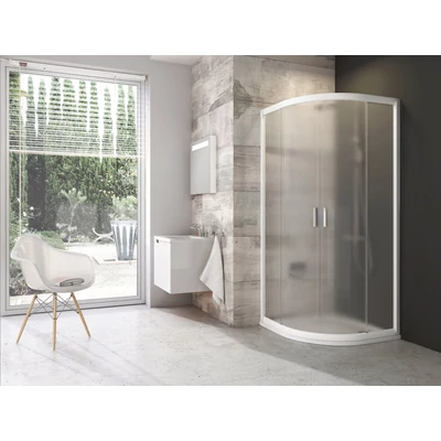 Blix BLCP4 80x80 zuhanykabin fehér+grape