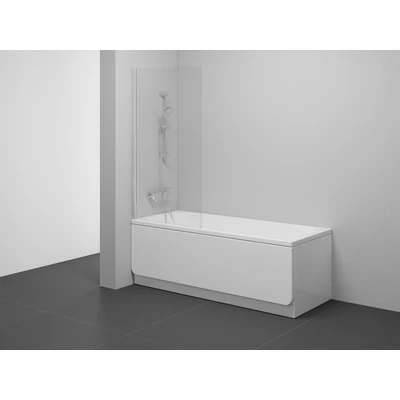 NVS1-80 kádparaván krómhatású+transparent