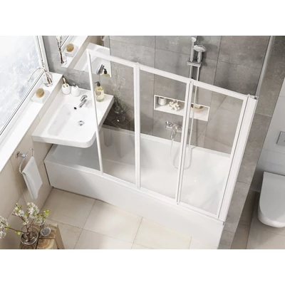 BeHappy II kád 160x75 balos, fehér