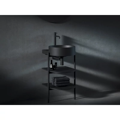 CS Yard 40 fürdőszobai bútor, matt fekete