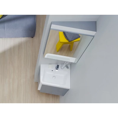 10° fürdőszobai tükör 55, jobb, szürke