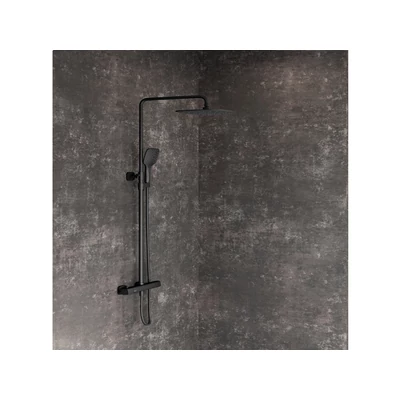 10° Free Termosztátos zuhanyoszlop TD F 091.20BL, fekete