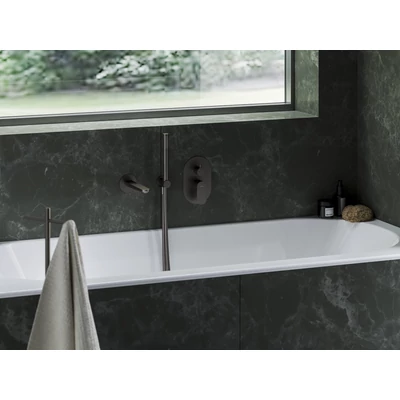 Eleganta falba süllyesztett csaptelep, kétutas, belső egység nélkül EL 065.20GB.O2.RB07E, Graphite Brushed