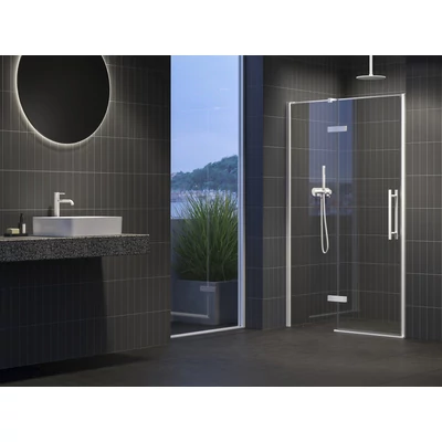 COOL! COSD2-100 zuhanyajtó matt fehér+transparent