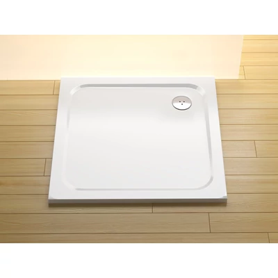 Perseus Pro Chrome 80x80 zuhanytálca fehér