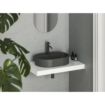 Ceramic Slim Shelf O 55 kerámiamosdó antracit