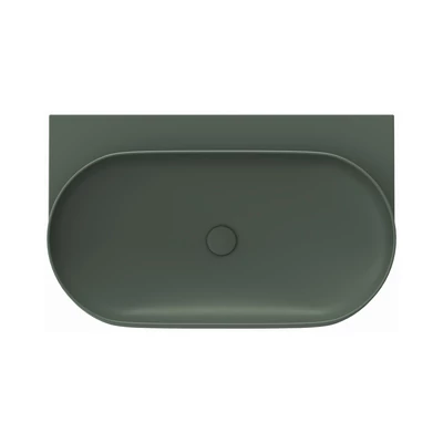 Yard 80 kerámiamosdó Grey Green, túlfolyó furat nélkül