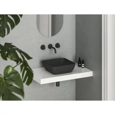 Uni Slim 38 S kerámiamosdó, matt fekete