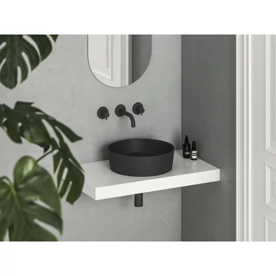 Uni Slim 40 kerámiamosdó, matt fekete