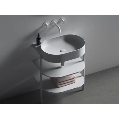 Yard 60 kerámiamosdó, fehér, túlfolyó furat nélkül