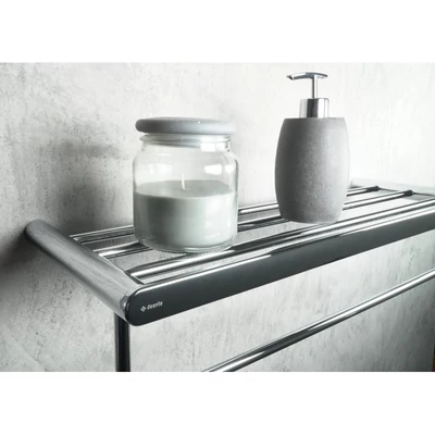 Round törölköző tartó polc, króm