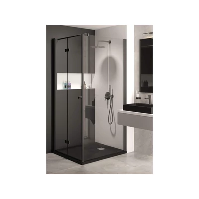 Correo gránit zuhanytálca NERO_80x100