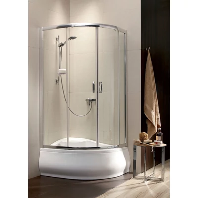 Premium Plus E1700 íves zuhanykabin 100x80 grafit