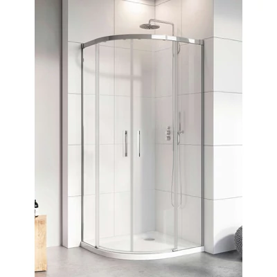 Idea PDD íves zuhanykabin 80x120 átlátszó