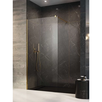 Modo New Gold II Walk-in arany zuhanyfal 90 átlátszó