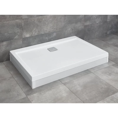 Argos D szögletes zuhanytálca lábbal 100x80 fehér, ajándék szifonnal