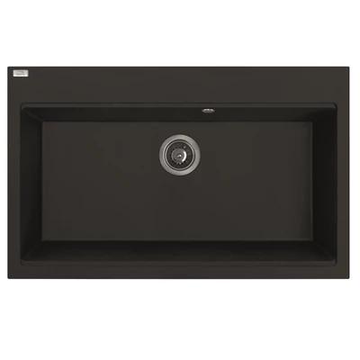 LAVEO TAU 8 nagymedencés mosogató, matt fekete