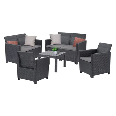 Claire VI 6 személyes kerti bútor garnitúra orlando asztallal