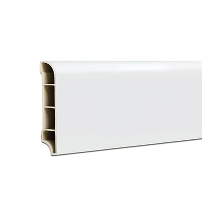 Vinyl SPC padlószegély Snow white 2400x60x12 mm