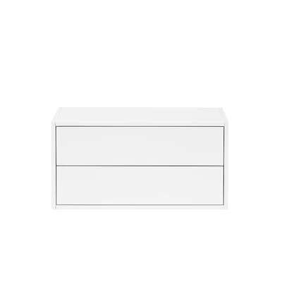 Boxie 2 fiókos fali szekrény 40x80x37 cm fehér