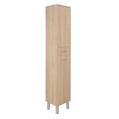 Nerva 35 magas szekrény 2 ajtóval, 2 fiókkal, sonoma tölgy