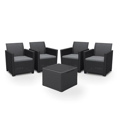 Claire II 4 személyes kerti bútor garnitúra