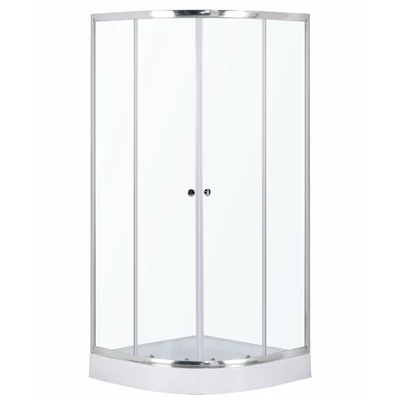 Leo 80 Chrome íves zuhanykabin zuhanytálcával