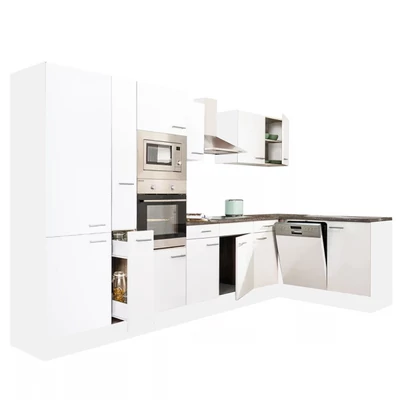 Yorki 370 sarok konyhabútor sütős és mikrohullámű sütős kivitelben