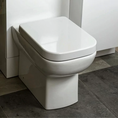 Eros ES CLASSIC - padlón álló WC - ülőkével komplett - perem nélküli öblítés - alsó/ hátsó kifolyású