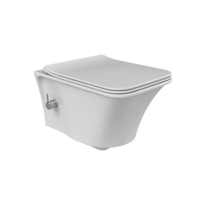 CeraStyle IBIZA fali WC - BEÉPÍTETT bidé funkcióval - rimless - perem nélküli - mély öblítés