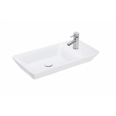 Sanovit - PULTRA ültethető - Top Counter- porcelán mosdó - bal vagy jobb csaplyukas -  - 70 x 35 cm